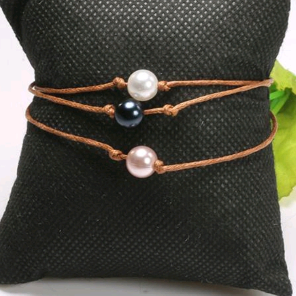Pearl anklet. - Picture 3 of 8